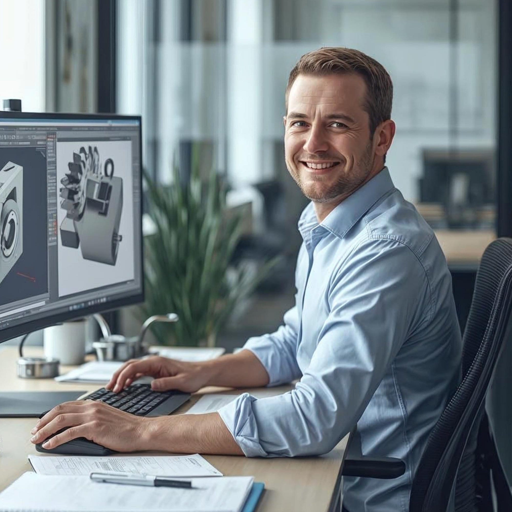 Sollicitatie-Inventor-tekenaar